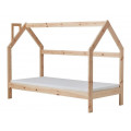 Drewniane łóżko domek 90 x 200 cm PINIO MHB0-46
