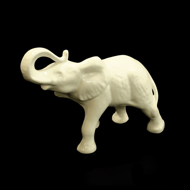 Słoń porcelanowy L MHD0-09-17