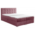 Klasyczne łóżko kontynentalne 140x200 cm MHB 128
