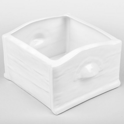 Biała osłonka ceramiczna kwadratowa MHD0-02-188