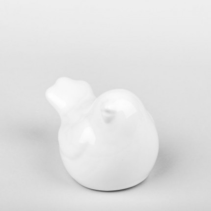 Figurka z porcelany biały ptaszek MHD0-03-70