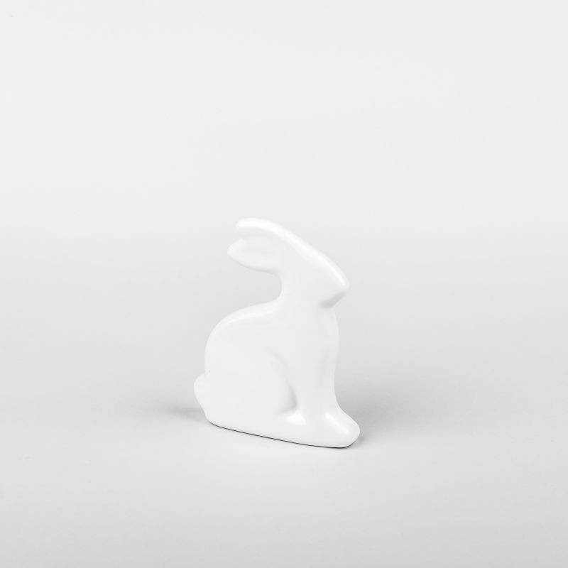 Figurka z porcelany biały króliczek MHD0-03-67