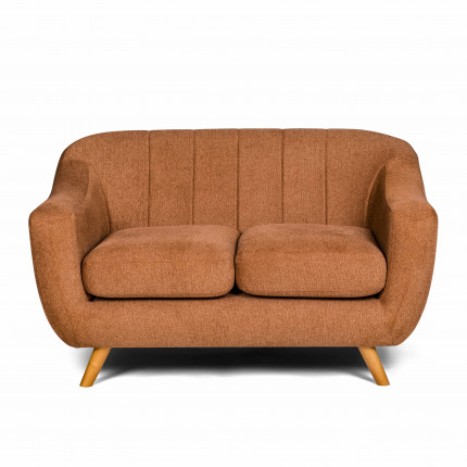 Sofa w stylu skandynawskim pomarańczowa MHT 206