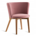 Nowoczesne różowe krzesło w stylu skandynawskim SMHK0-24