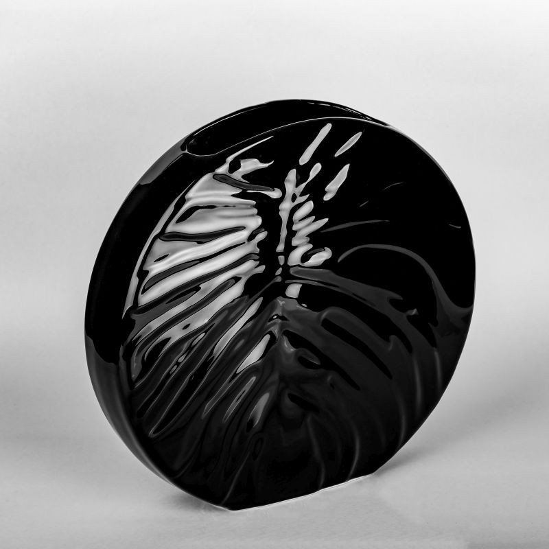 Duży ceramiczny wazon na kwiaty liść monstery