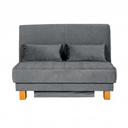 Plamoodporna szara sofa szybkie rozkładanie 120 cm MHT 430
