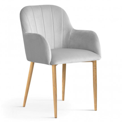 Krzesło tapicerowane glamour MHK0-84
