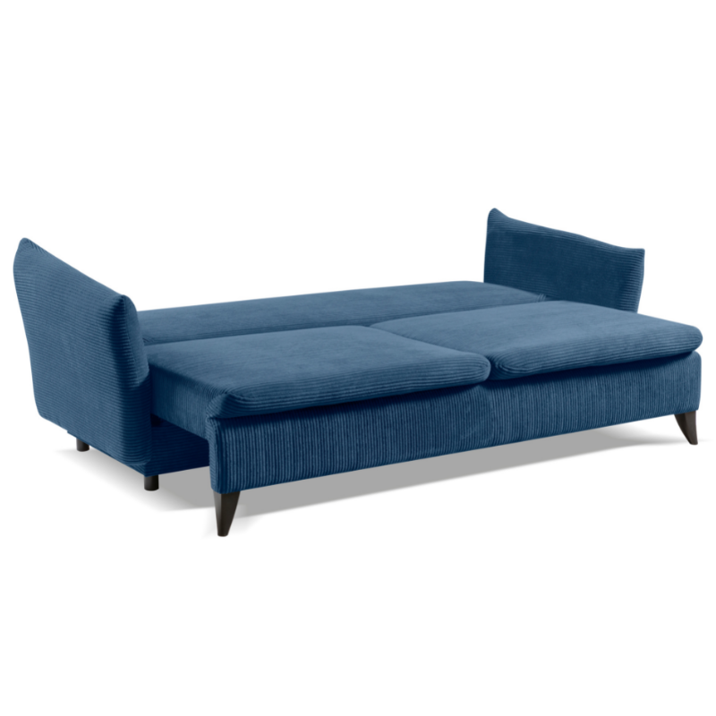 Sztruksowa sofa dwuosobowa z funkcją spania MHT 432