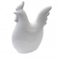 Figurka porcelanowy biały kogut MHD0-03-19