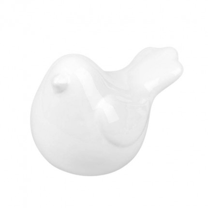 Figurka z porcelany duży biały ptaszek MHD0-03-69