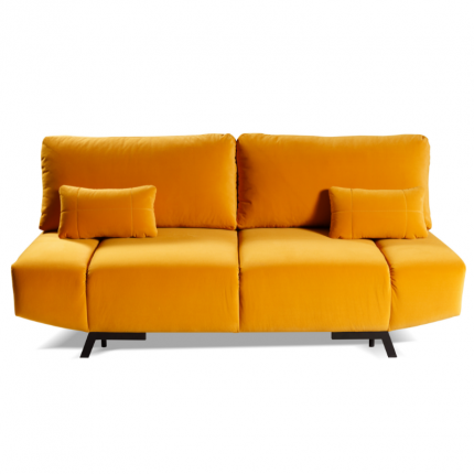 Nowoczena żółta sofa rozkładana MHT 260