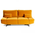 Nowoczesna żółta sofa rozkładana MHT 260