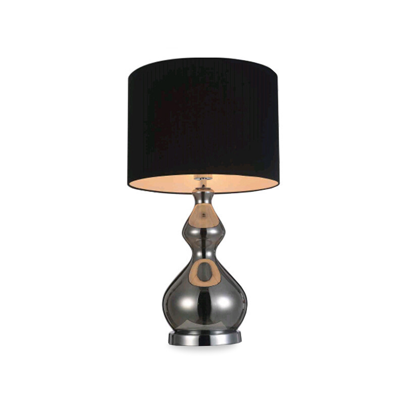 Lampa stołowa srebrna glamour MHL0-72