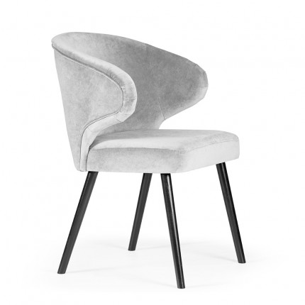 Oryginalne krzesło tapicerowane w stylu glamour MHK0-60