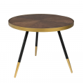 Drewniany stolik kawowy Denise średnica 61 cm