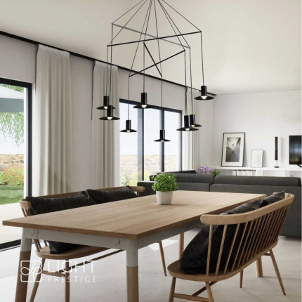 HAT lampa wisząca biała LP-1661/8P WH - LP-1661/8P WH