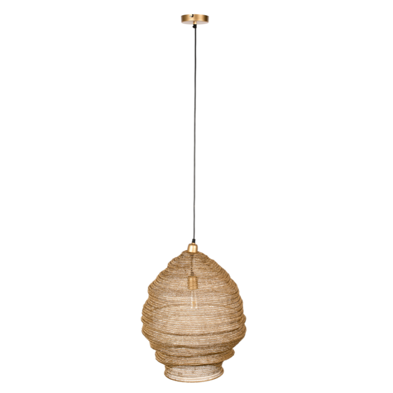Mosiężna lampa wisząca Lena L MHL0-87