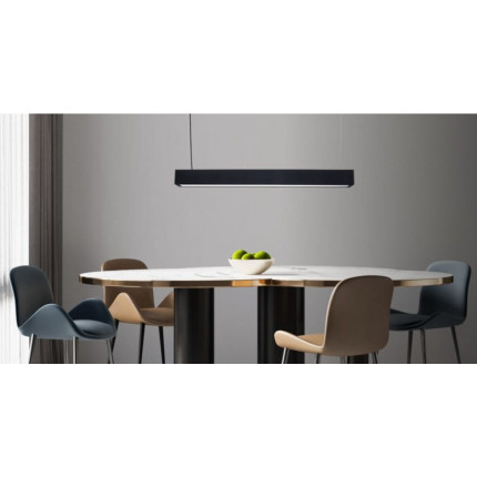 Ibros lampa wisząca czarna średnia 18W 4000K IP20 LP-7001/1P 20 BK-63 18/4 - LP-7001/1P 20 BK-63 18/4