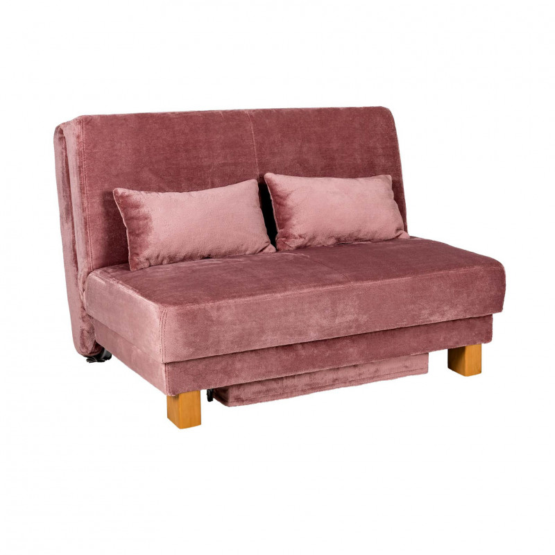 Sofa różowa szybkie rozkładanie OD RĘKI 120 cm MHT 430