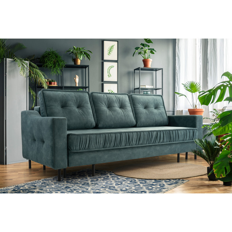 Elegancka sofa na nóżkach rozkładana MHT 382