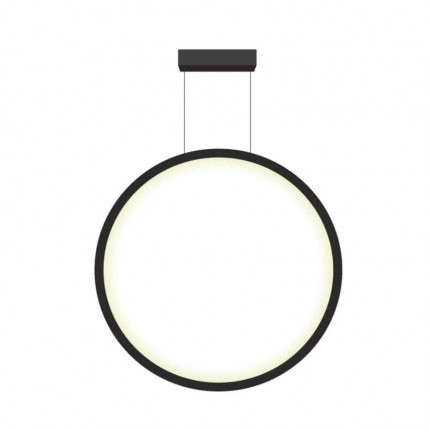 Mirror lampa wisząca duża czarna LP-999/1P L BK - LP-999/1P L BK