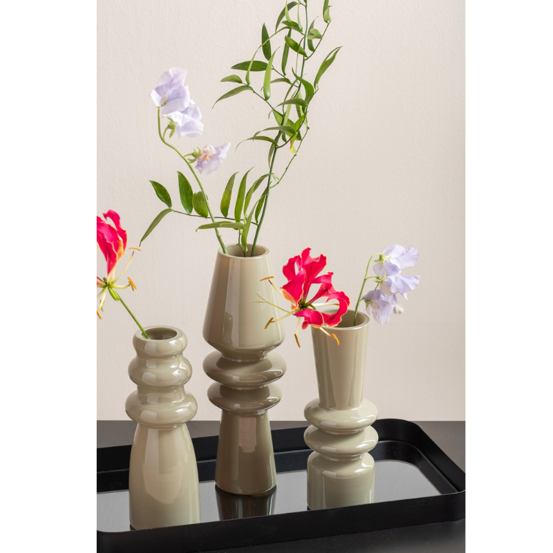 Oryginalny wazon na kwiaty zielony Present Time MHD0-01-90