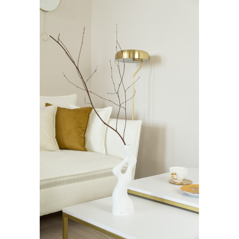 Awangardowy biały wazon drzewo Present Time MHD0-01-80