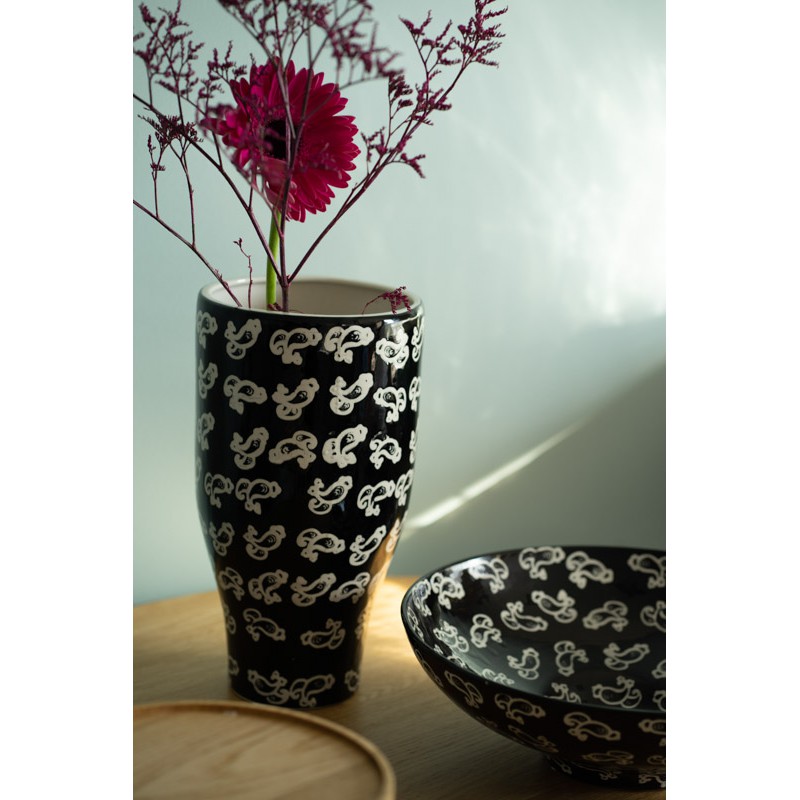 Ceramiczny wazon wysoki RYBY MHD0-01-53
