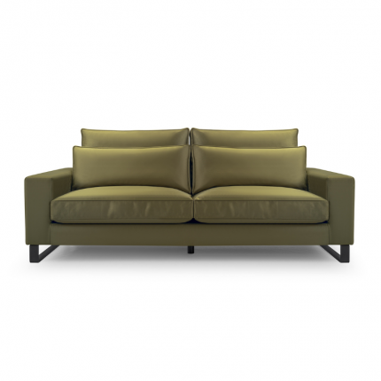 Mała sofa bez funkcji spania zielona MHT 294