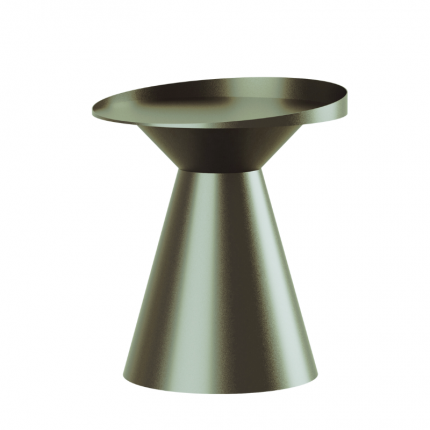 Zielony stolik kawowy stalowy OD RĘKI MHS2-84