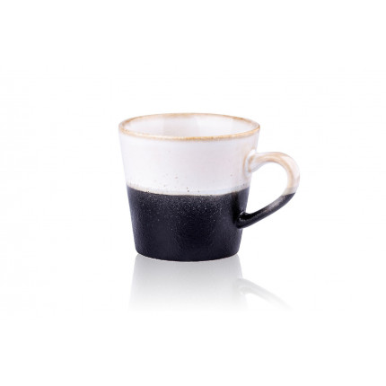 Kubek do cappuccino w stylu lat 70. czarno-biały HKliving ACE6752