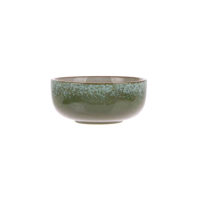 Zielona ceramiczna miska w stylu rustykalnym HKliving MHZ0-05-12
