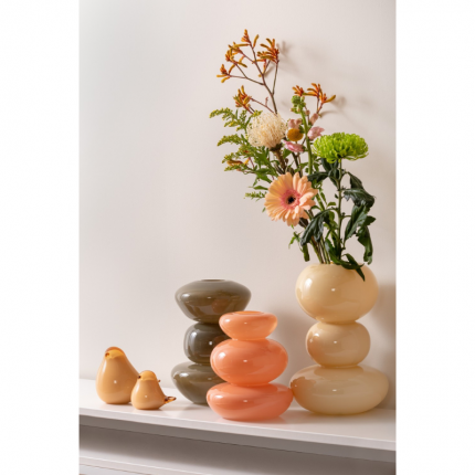 Pomarańczowy wazon szklany mały rozmiar Present Time MHD0-01-100