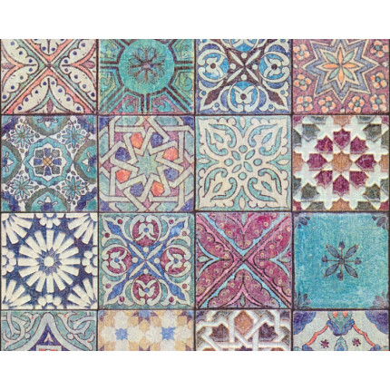 Tapeta mozaika w stylu patchwork MHT0-91