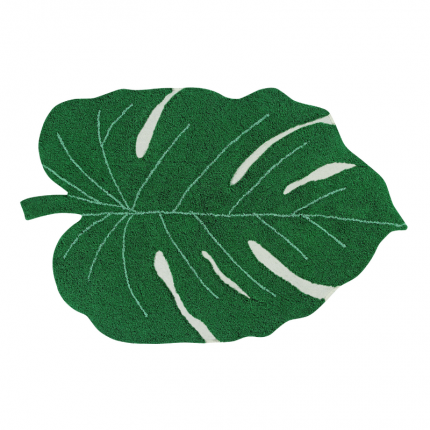 Dywan bawełniany zielony liść Monstery MHD1-45