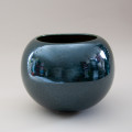 Ceramiczny wazon turkusowa kula
