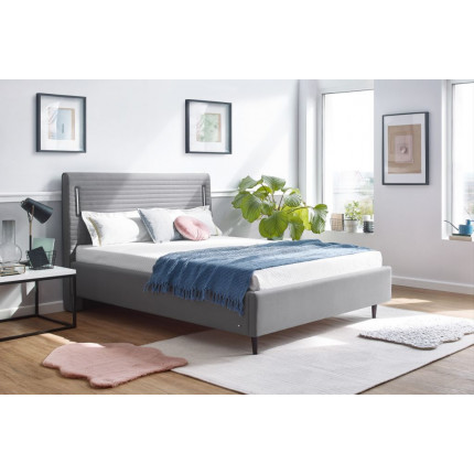 Dwuosobowe łóżko tapicerowane, 140x200 cm MHB0-78
