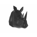 Ozdoba ścienna czarny nosorożec MHD0-09-48