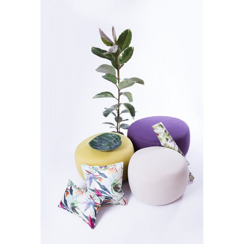 Mała pufa w kształcie kamienia MHT 004